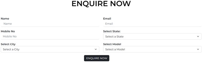 For Any Query Please Fill This Form Enquire Form